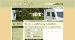 Desktop Screenshot of lidalia.co.uk